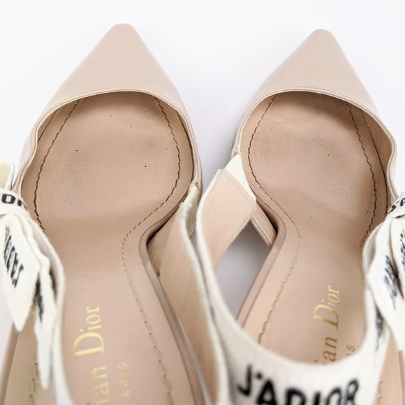 SOLD Dior J'adior Patent Leather Slingback Pumps - Picture 6 of 6